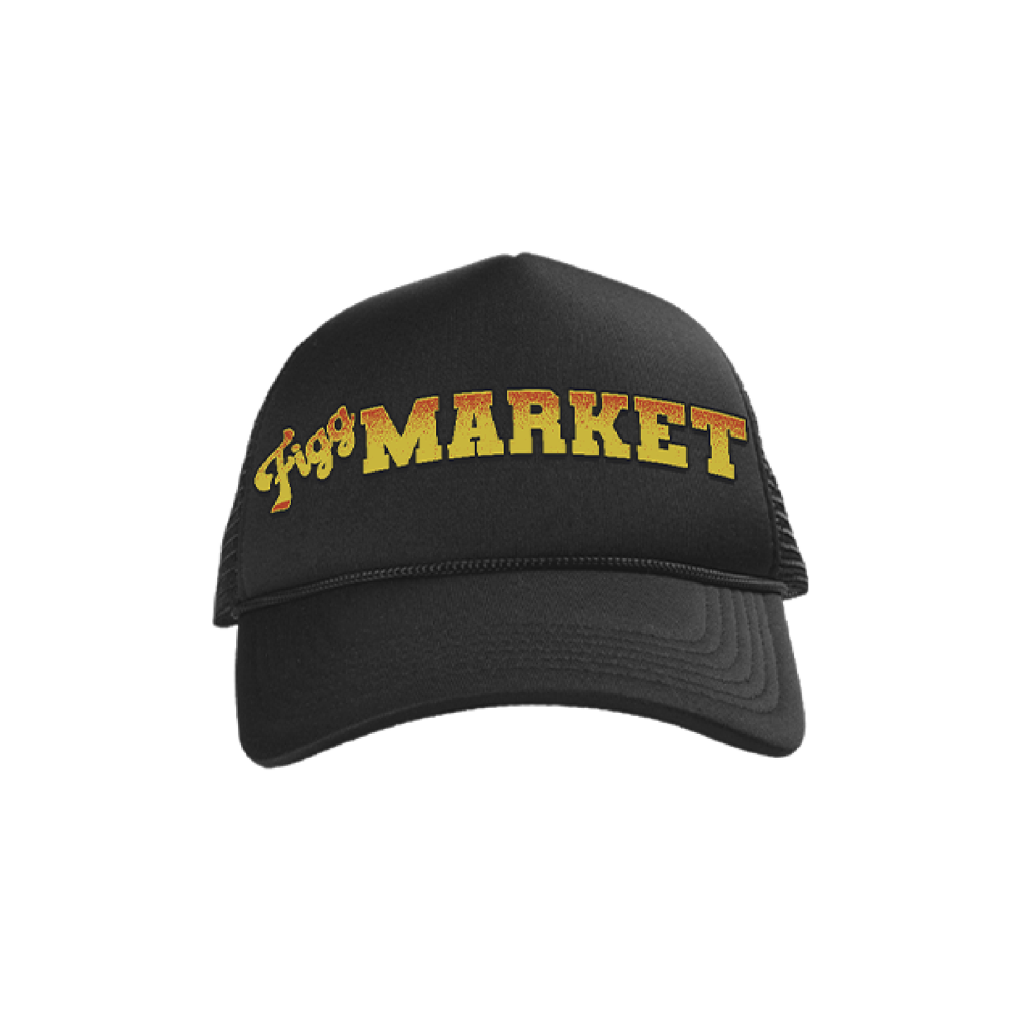 FIGGMARKET LOGO TRUCKER - BLACK