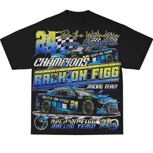 BOF RACING TEE - BLACK