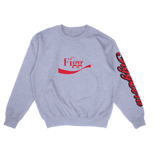 FIGGCOLA CREWNECK - GREY