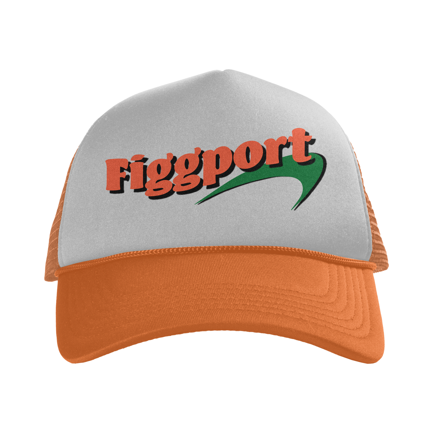 FIGGPORT TRUCKER - WHITE/ORANGE