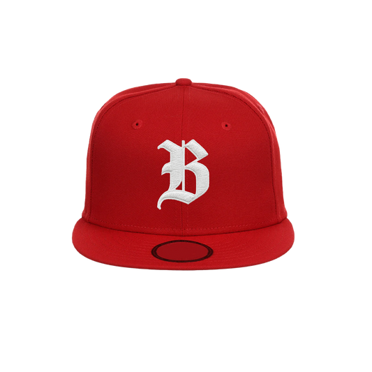 BACK ON FIGG "B" LOGO CAP - RED